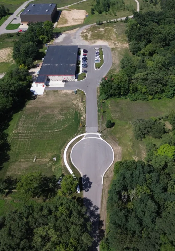 Aerial view of Micron Manufacturing